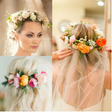 Mixed Chrisan Flower Crown 